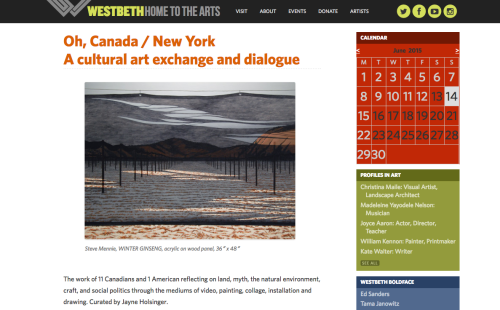 Westbeth gallery front page